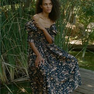 Doen Bijou Dress Navy Oak Bluffs size M